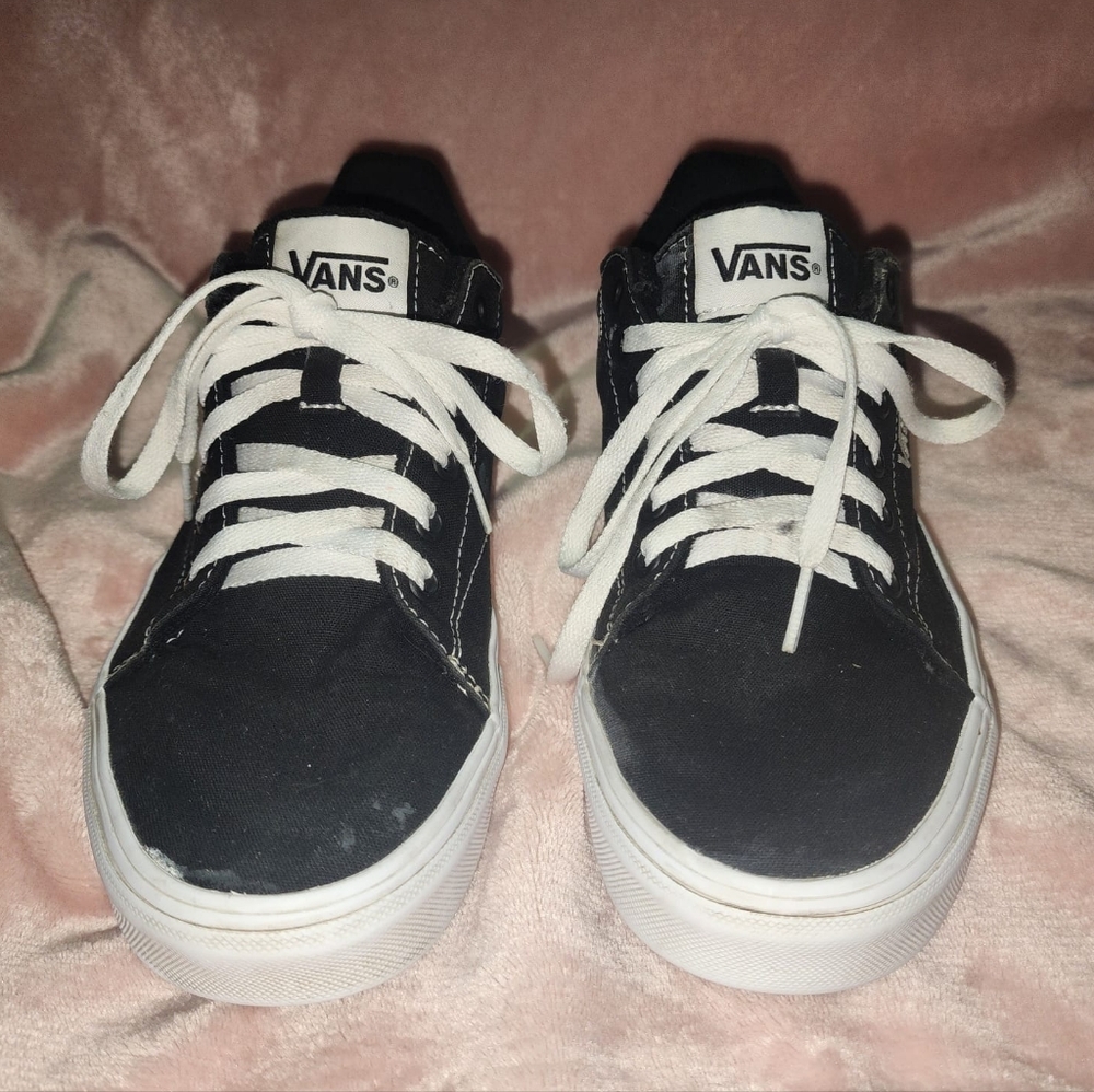 Vans Black and White Sneakers